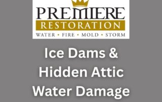 Text graphic on a gray background with the Premiere Restoration logo